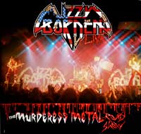 LIZZY BORDEN - The Murderess Metal Road Show (European and USA Releases) album front cover vinyl record