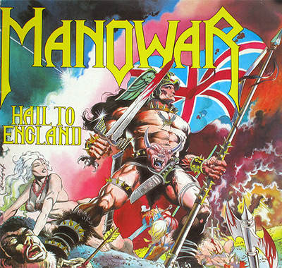 MANOWAR - Hail to England  album front cover vinyl record