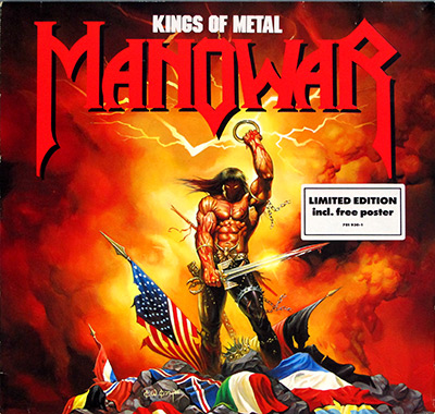 MANOWAR - Kings of Metal album front cover vinyl record