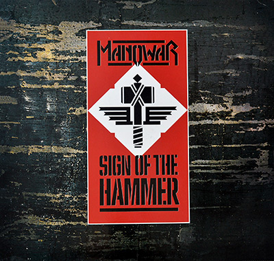 MANOWAR - Sign of the Hammer album front cover vinyl record