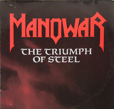 MANOWAR - The Triumph of Steel album front cover vinyl record