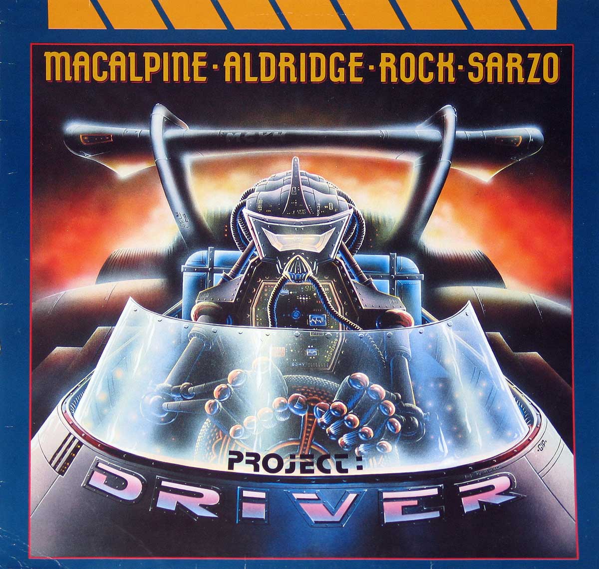 High Resolution Photo Album Front Cover of M.A.R.S - Project Driver https://vinyl-records.nl