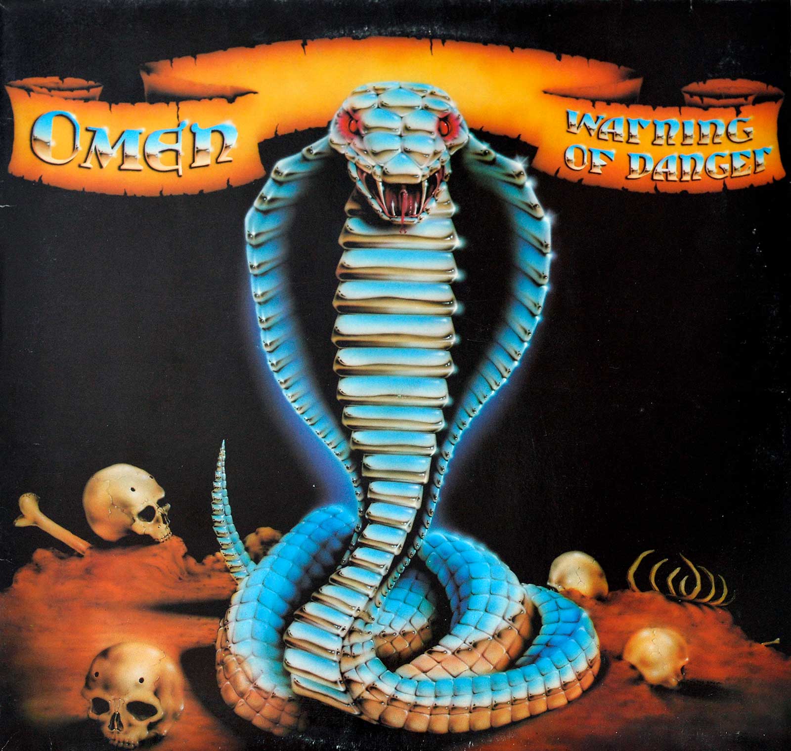 large album front cover photo of: Warning of Danger by Omen