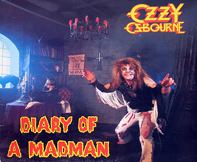 OZZY OSBOURNE - Diary of a Madman  album front cover