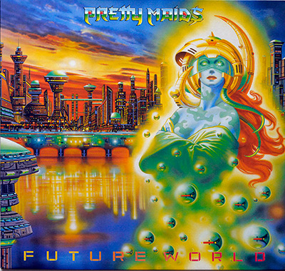PRETTY MAIDS - Future World album front cover vinyl record