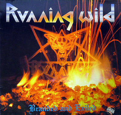 RUNNING WILD - Branded and Exiled  album front cover vinyl record