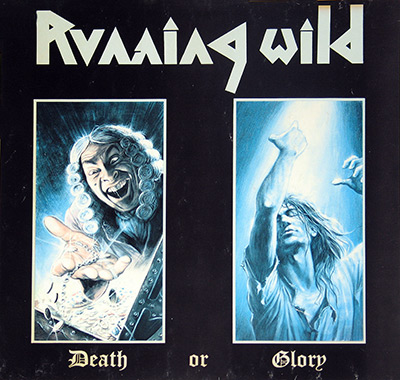 RUNNING WILD - Death or Glory album front cover vinyl record
