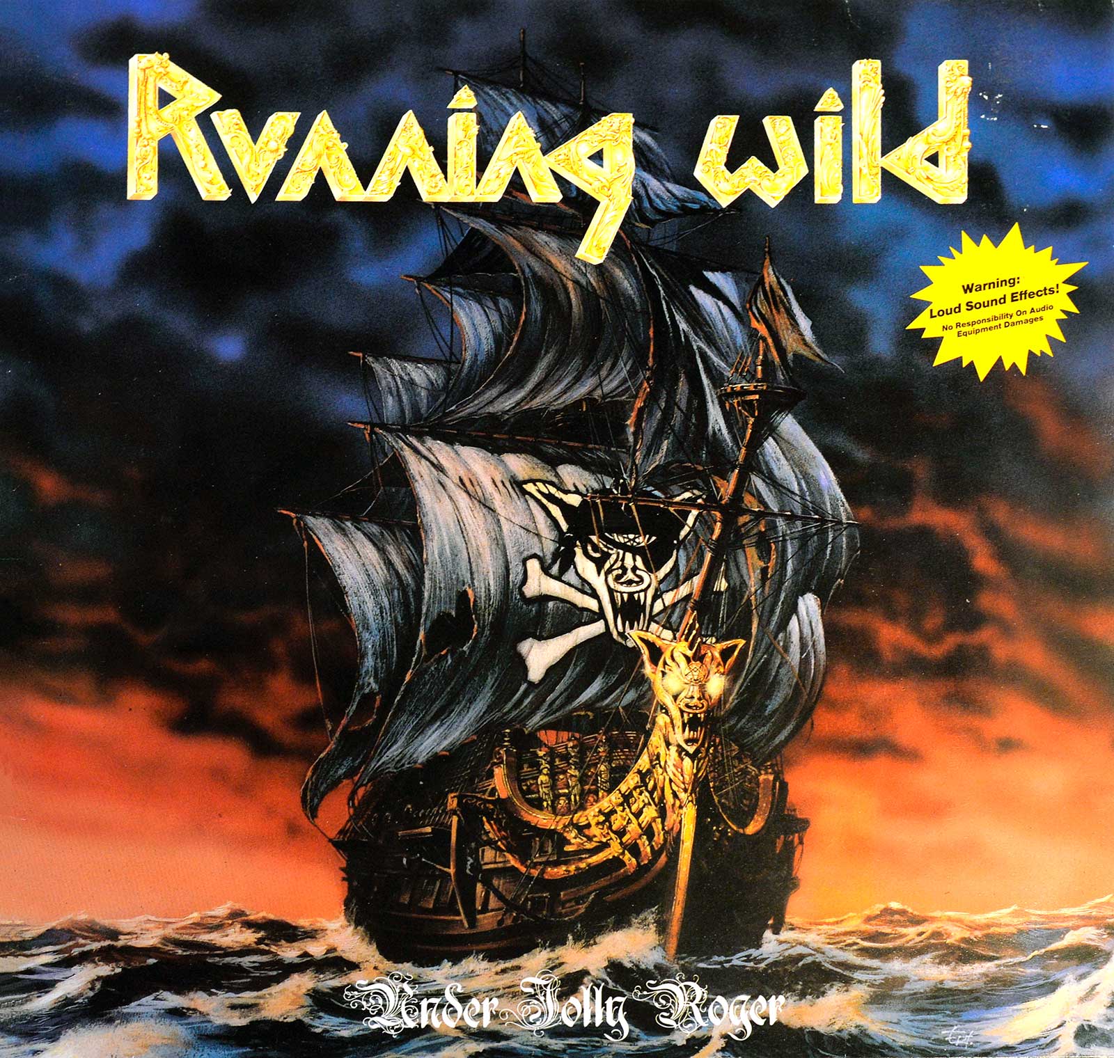 large album front cover photo of: Running Wild Under Jolly Roger