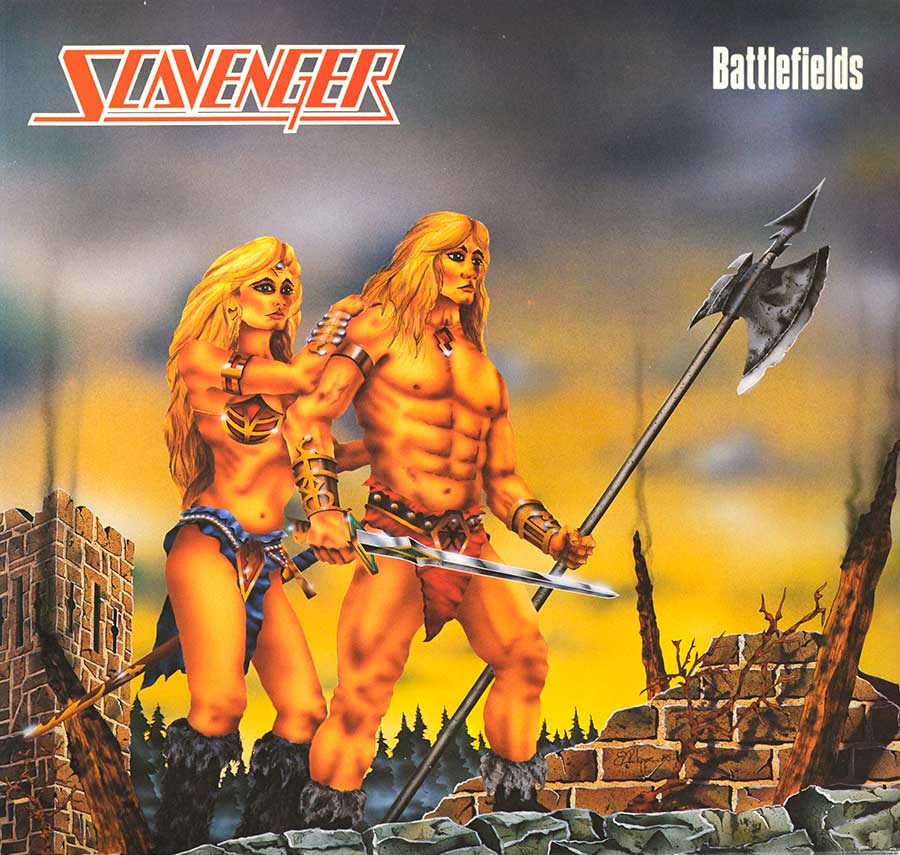 Album Front Cover of SCAVENGER - Battlefields