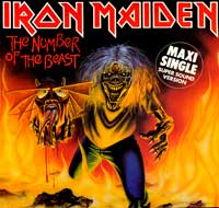 Thumbnail Of  New Entry IRON MAIDEN - The Number of the Beast 12" Maxi  album front cover
