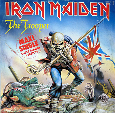 Thumbnail Of  IRON MAIDEN - The Trooper 12" Maxi Single Super Sound version  album front cover