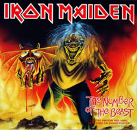 Thumbnail Of  IRON MAIDEN - Number of the Beast Red Vinyl 7" Single  album front cover