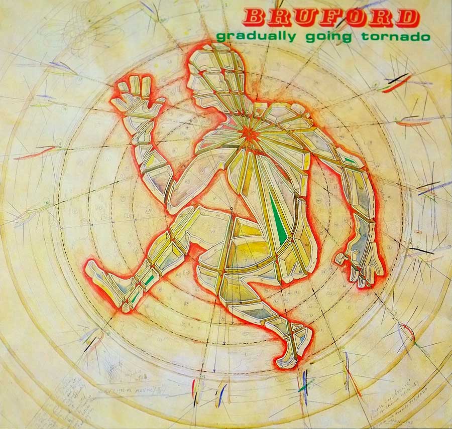 Front Cover Photo Of BRUFORD - Gradually Going Tornado 12" LP Album Vinyl