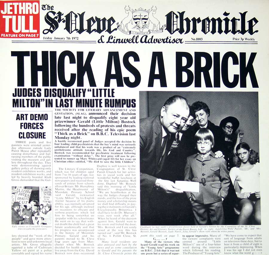 Front Cover Photo Of JETHRO TULL - Thick as a Brick ( Germany )