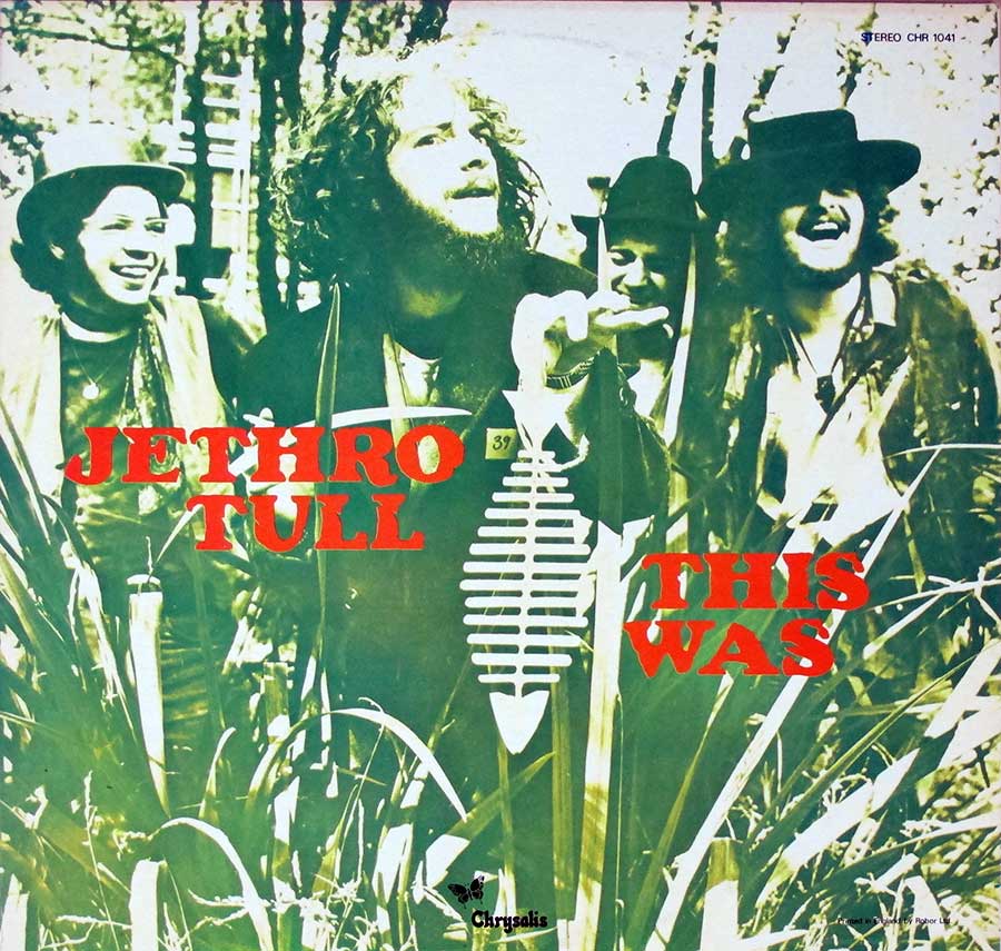 Photo of album back cover JETHRO TULL - This Was UK England Gatefold Cover 12" LP Vinyl Album