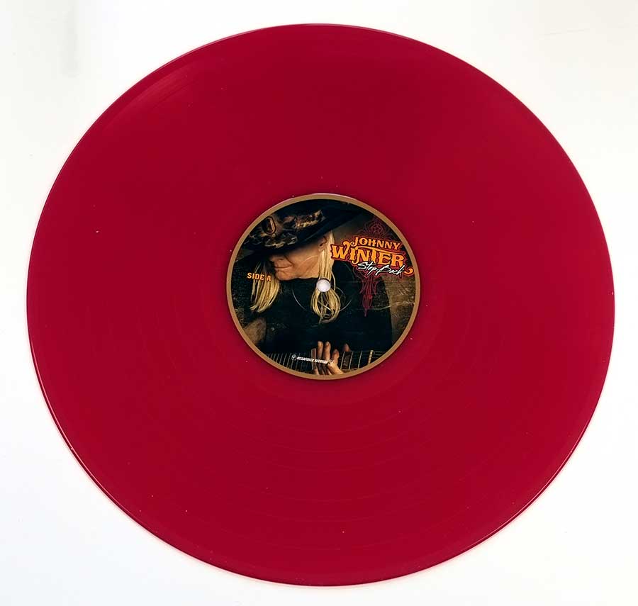 Photo of 12" LP Record Side One JOHNNY WINTER - Step Back Red Vinyl  Vinyl Record Gallery https://vinyl-records.nl//