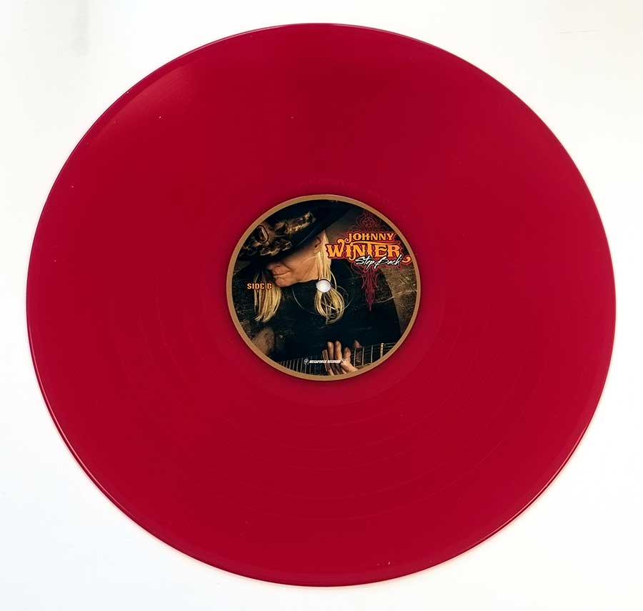 Photo of 12" LP Record Side Two JOHNNY WINTER - Step Back Red Vinyl  Vinyl Record Gallery https://vinyl-records.nl//