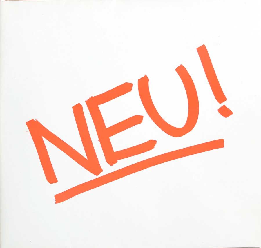 Front Cover Photo Of NEU! 1st Album White Vinyl Gatefold