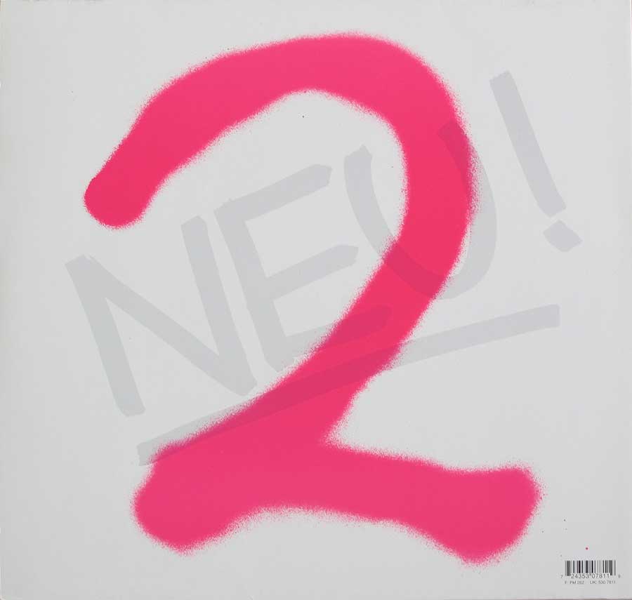 NEU! 2nd White Vinyl Gatefold 12" LP Vinyl Album back cover