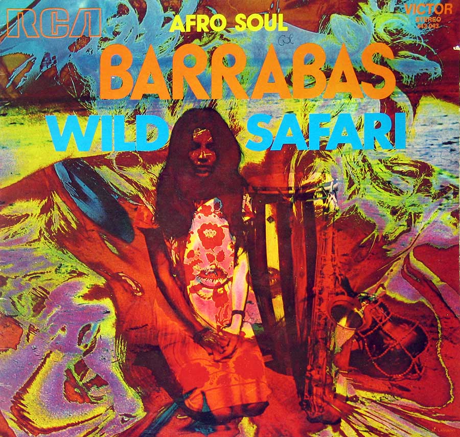The cover features a photograph of an African safari scene with the band's name and the album title in bold letters. However, the specific designer or photographer responsible for the cover has not been credited.