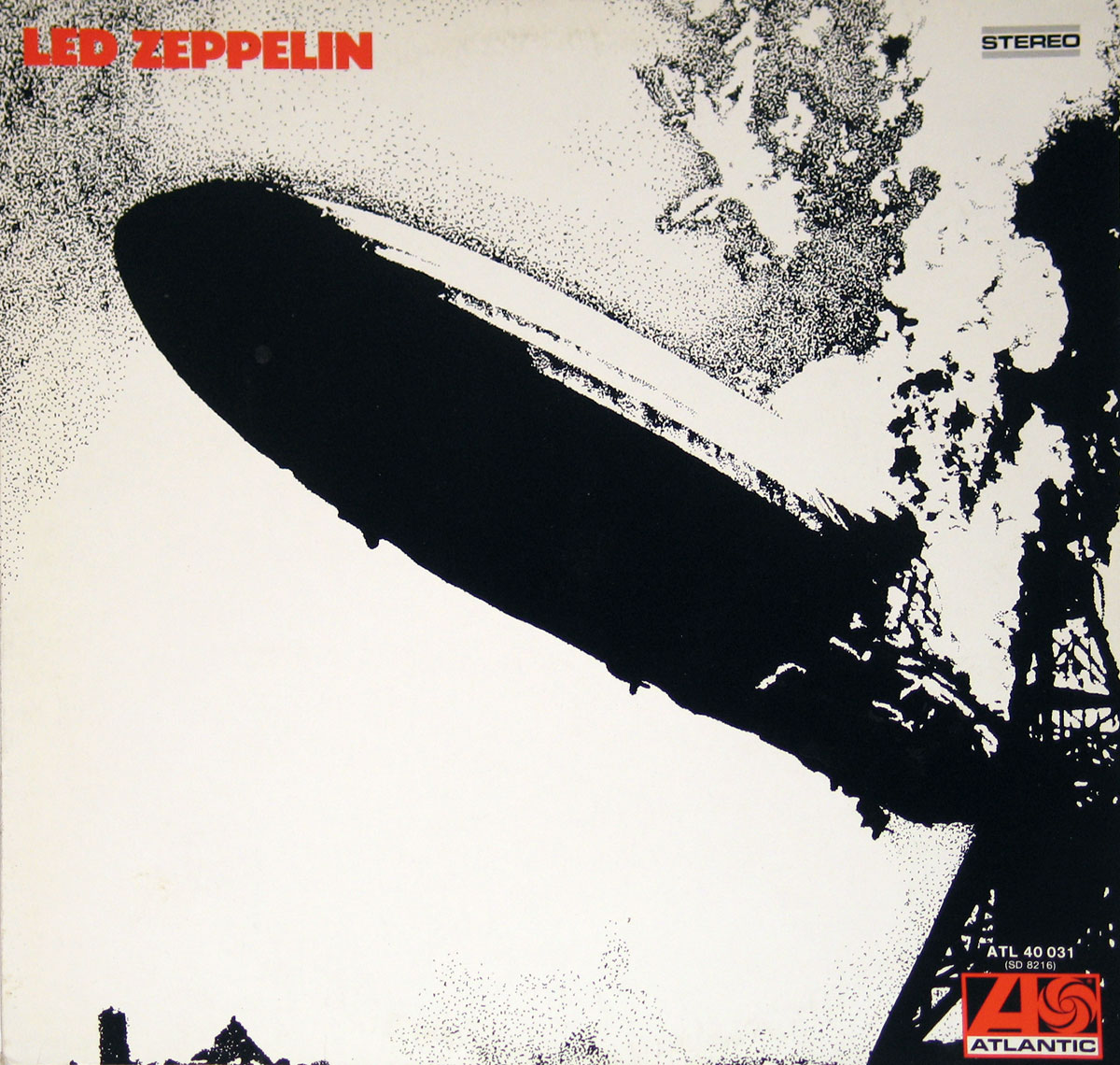 High Resolution Photo of Led Zeppelin - Self-Titled LP 