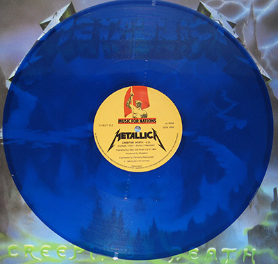METALLICA - Creeping Death (Complete Set Coloured Vinyl Records)  album front cover vinyl record