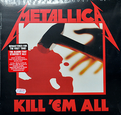 METALLICA - Kill 'Em All (International Pressings)  album front cover vinyl record