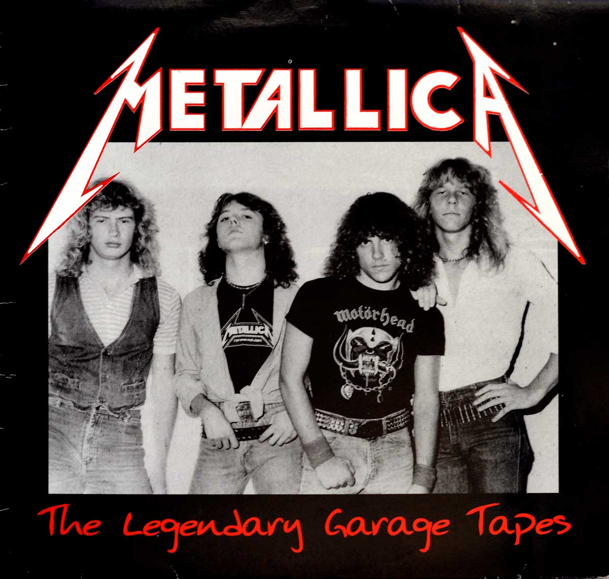 Album Front Cover Photo of METALLICA - The legendary Garage Tapes ( Unofficial Record )  