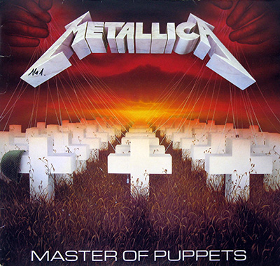 METALLICA - Master of Puppets (Two English Versions)  album front cover vinyl record