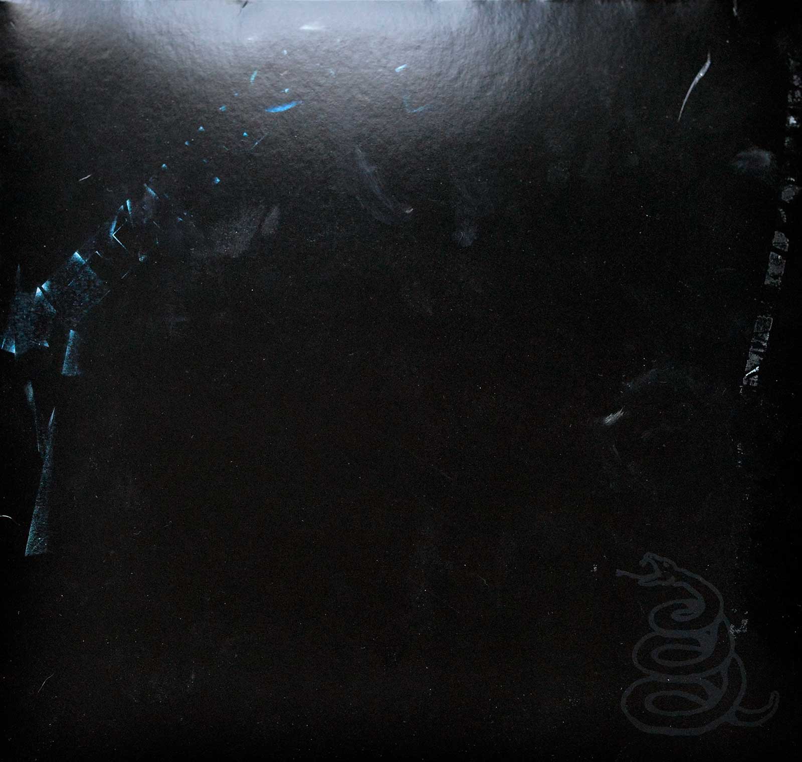 Album Front Cover Photo of METALLICA The Black Album 2LP 180 Grams Audiophile Blackened Records 