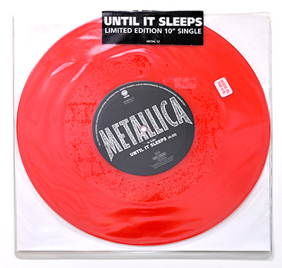 METALLICA - Until It Sleeps Red Vinyl (1996)  album front cover vinyl record