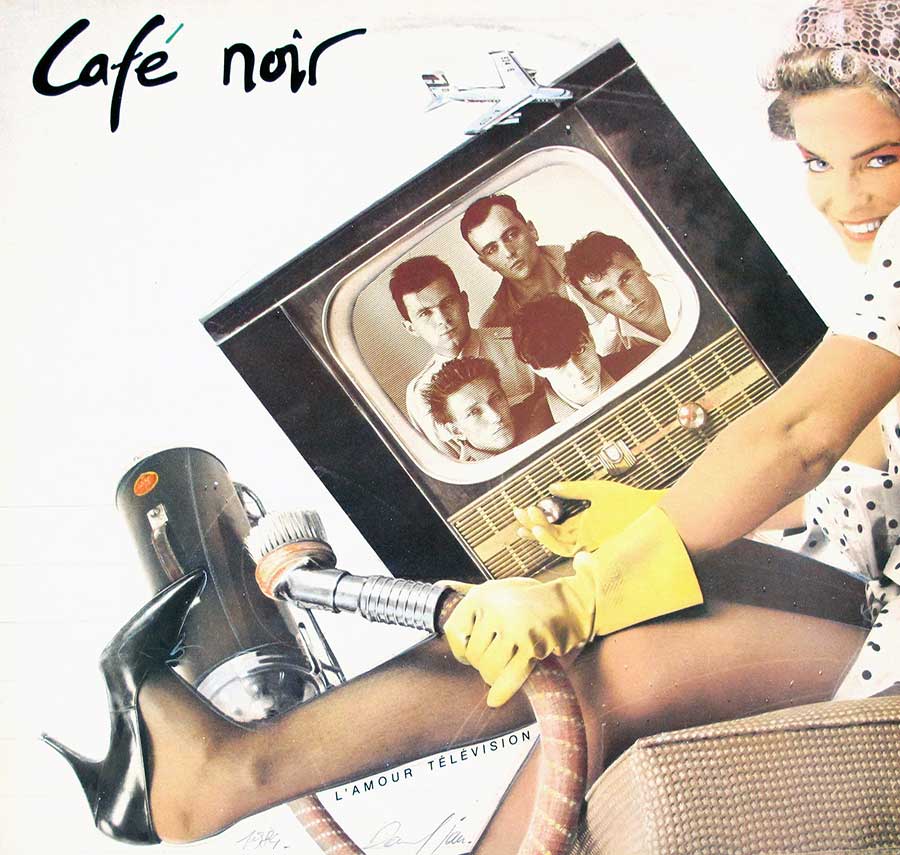 High Quality Photo of Album Front Cover  "CAFE NOIR - l'Amour Television"