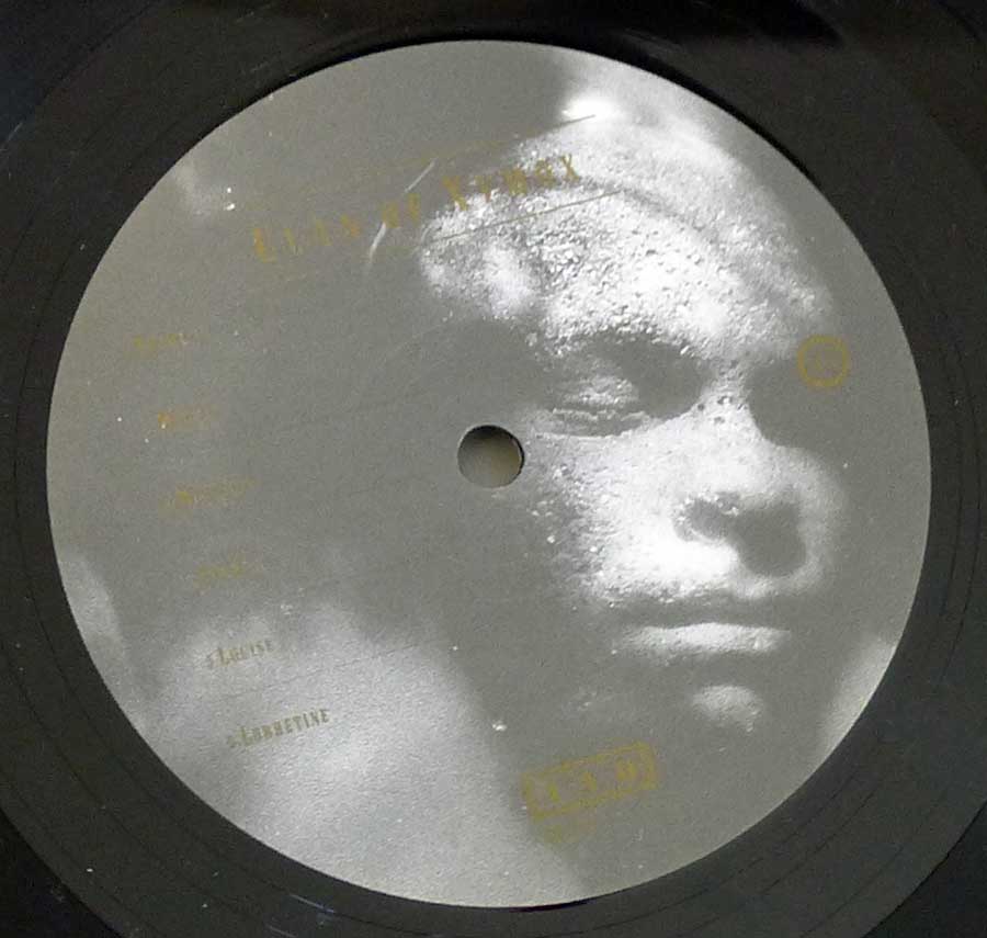 Close up of Side One record's label CLAN OF XYMOX - Medusa 12" LP Vinyl Album