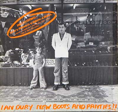 Thumbnail of IAN DURY - New Boots and Panties!!! German Release 12" Vinyl LP Album album front cover