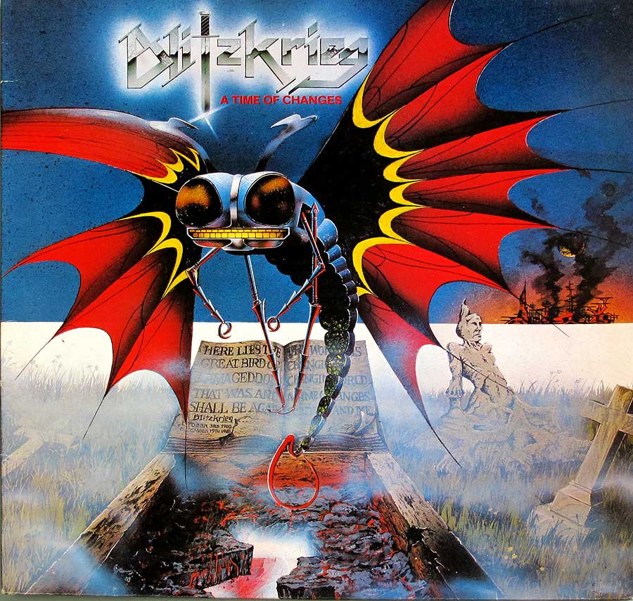 Front Cover Photo Of BLITZKRIEG - A Time of Changes
