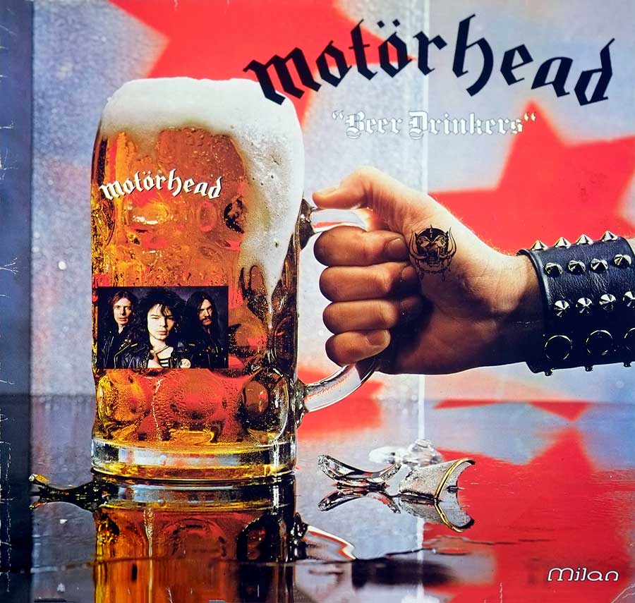 Album Front Cover Photo of MOTORHEAD - Beer Drinkers - British Heavy Metal 