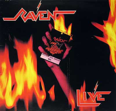 RAVEN - Live at the Inferno ( 1984, Netherlands ) 12" LP