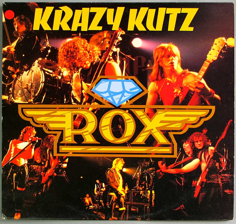 Large Album Front Cover Photo of ROX - KRAZY KUTZ / SWEET SIXTEEN NWOBHM 