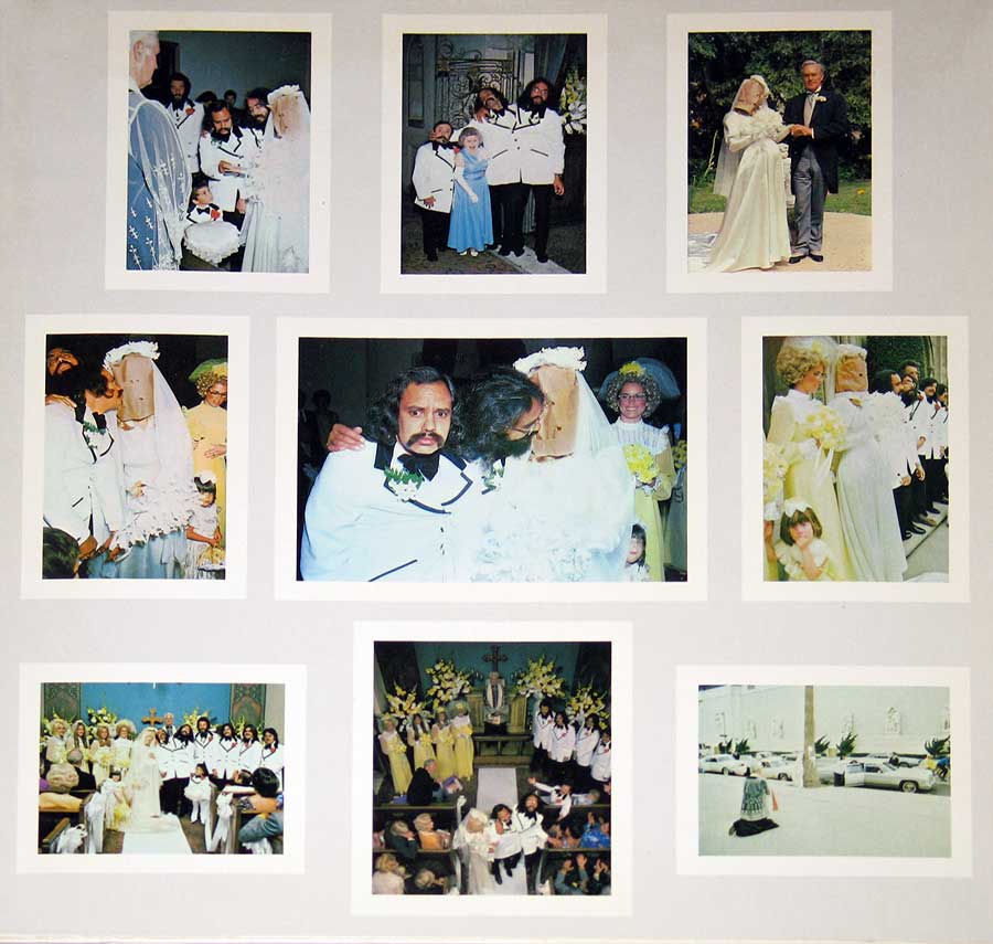 Photo of the left page inside cover CHEECH CHONG's - Wedding Album Gatefold Cover 12" Vinyl LP Album 