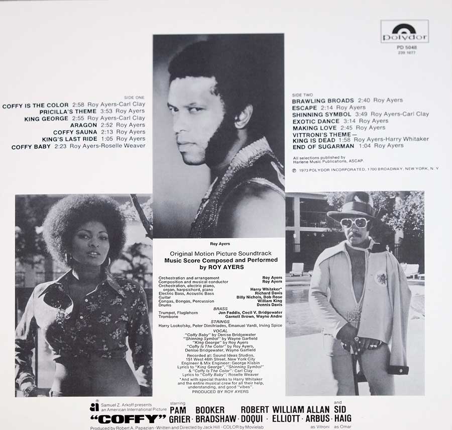 High Quality Back Cover Photo of "COFFY - Roy Ayers"  