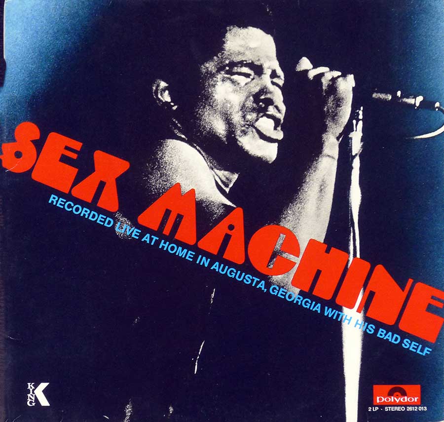 JAMES BROWN - Sex Machine 12" Vinyl 2LP Album front cover https://vinyl-records.nl
