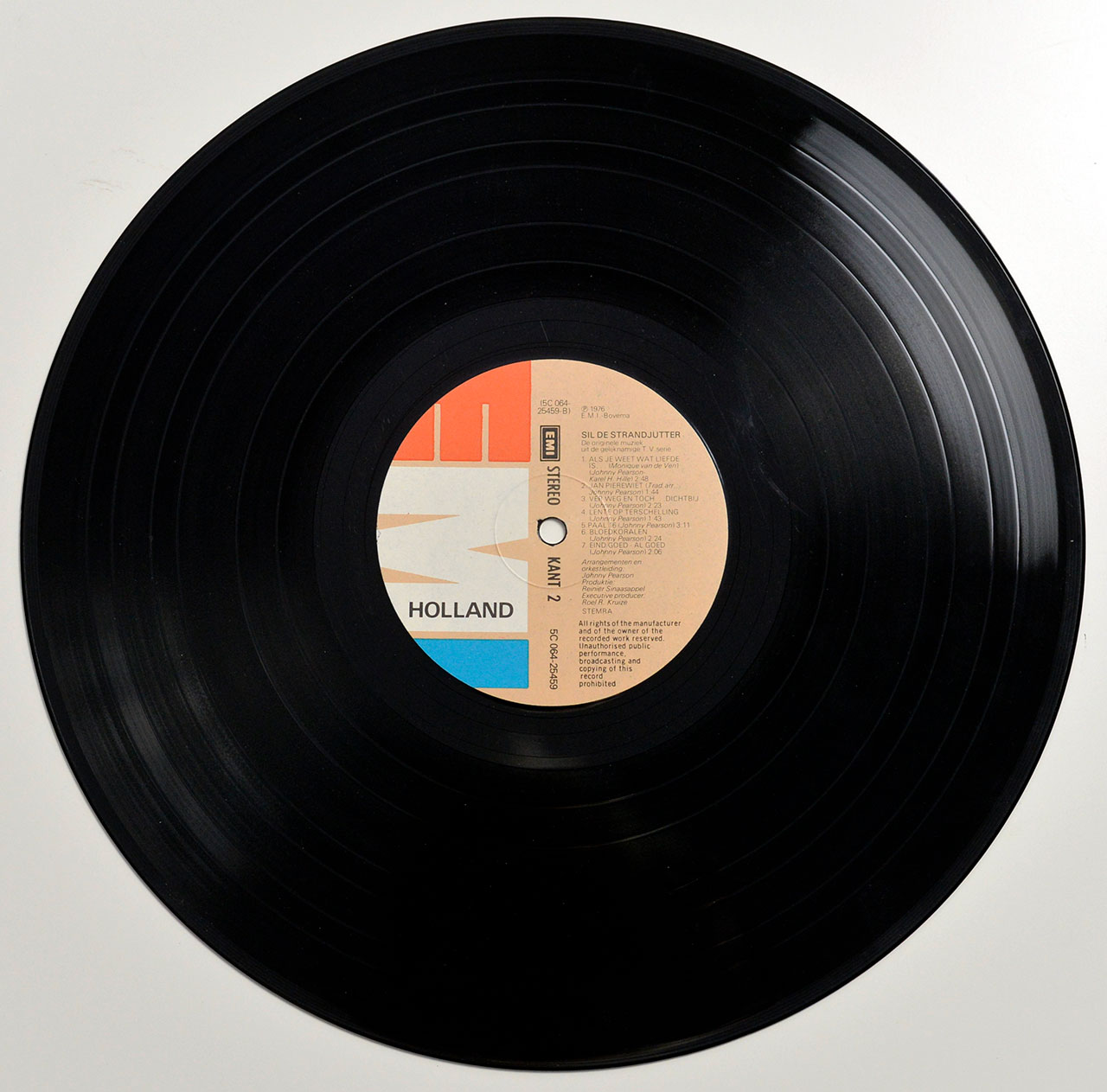 Photo of Side Two of JOHNNY PEARSON Sil De Strandjutter OST Soundtrack 12" LP Vinyl Album 