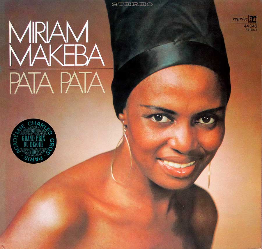MIRIAM MAKEBA - Pata Pata 12" LP Vinyl Album
 front cover https://vinyl-records.nl