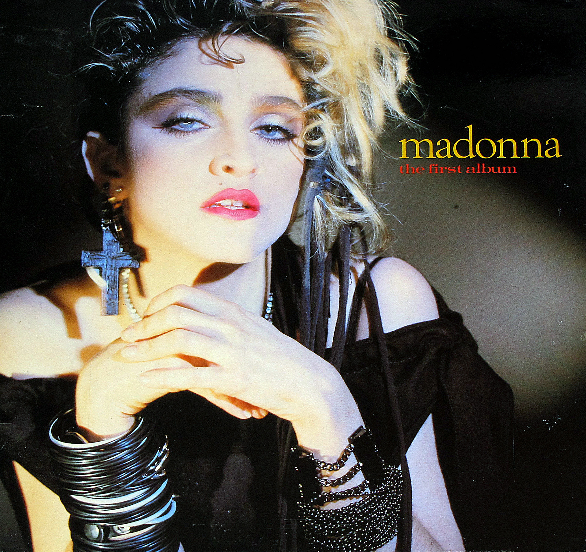 large album front cover photo of: MADONNA  THE FIRST ALBUM  Release 12"  Vinyl LP Album 