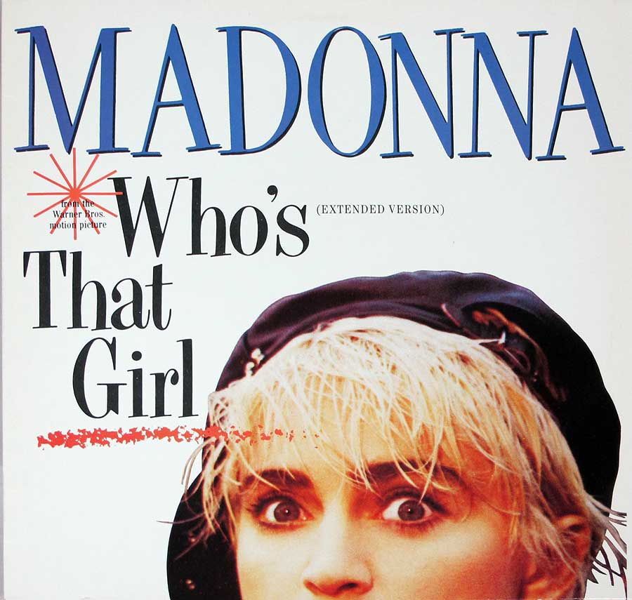 MADONNA - Who's That Girl 12" Vinyl Maxi-Single
 front cover https://vinyl-records.nl