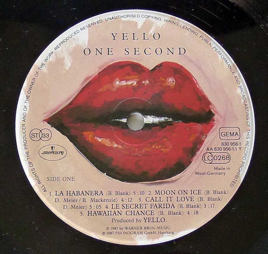 "One Secod" Record Label Details: Mercury 830 956   
