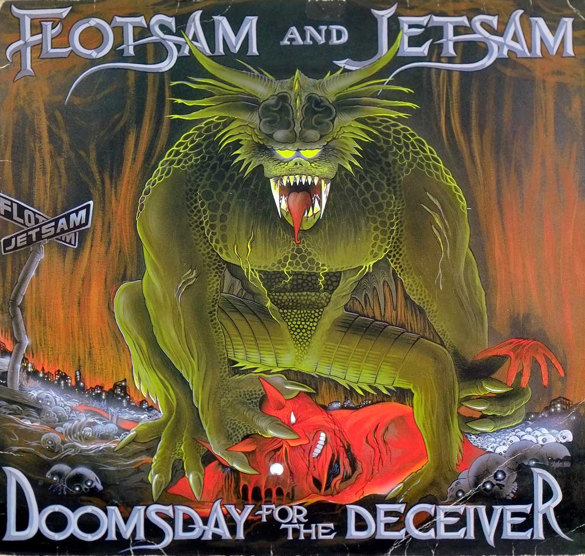 large album front cover photo of: FLOTSAM AND JETSAM Doomsday For The Deceiver 