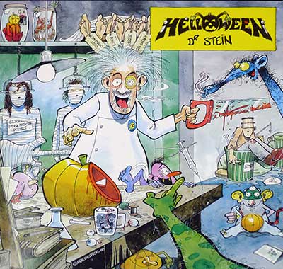 Thumbnail of HELLOWEEN - Dr Stein 12" Maxi-Single  album front cover