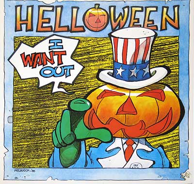 Thumbnail of HELLOWEEN - I Want Out 12" Maxi-Single album front cover