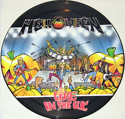 Thumbnail of HELLOWEEN - Live in the UK Picture Disc album front cover